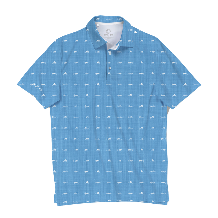 Scales Clean Fish Polo PGA TOUR Superstore